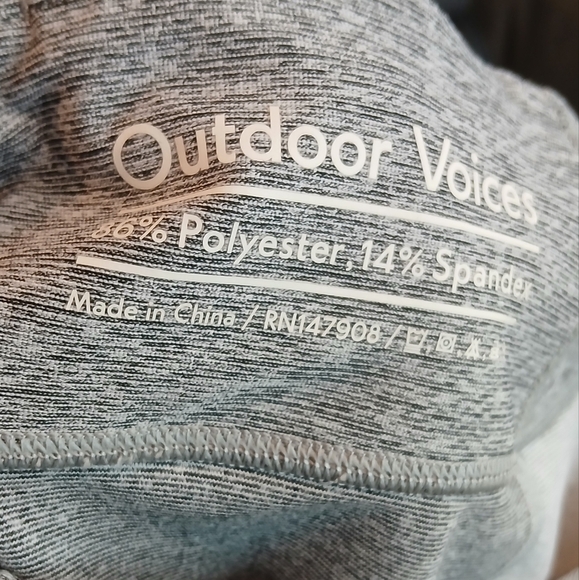 OUTDOOR VOICES x MADEWELL Athena Crop and Leggings Set size small - Picture 11 of 12